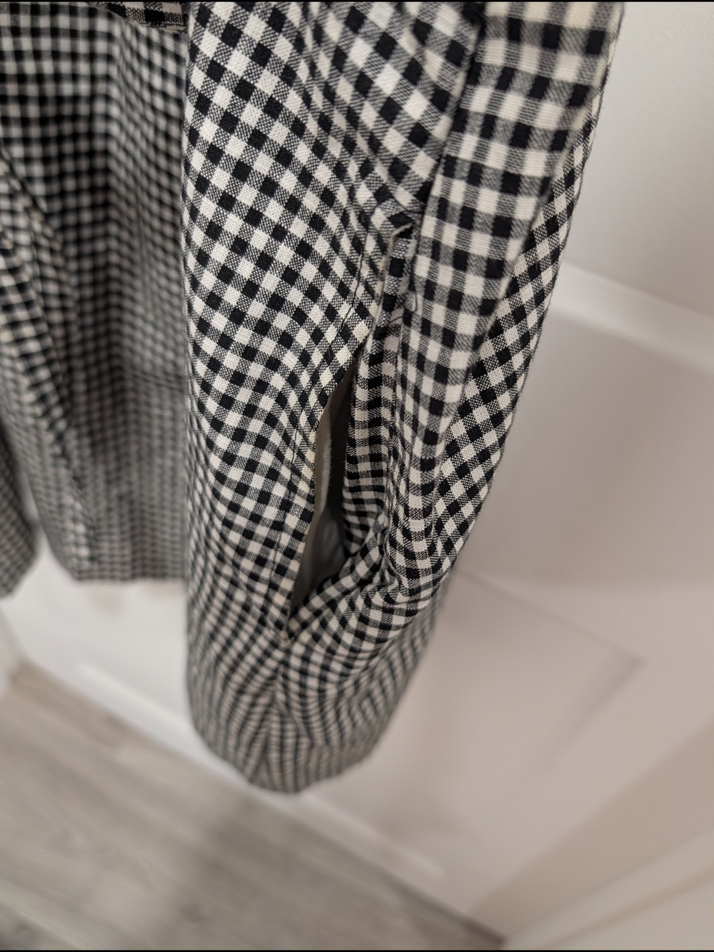 Frank And Oak Gingham Mini Dress 100% Cotton - Picture 5 of 7